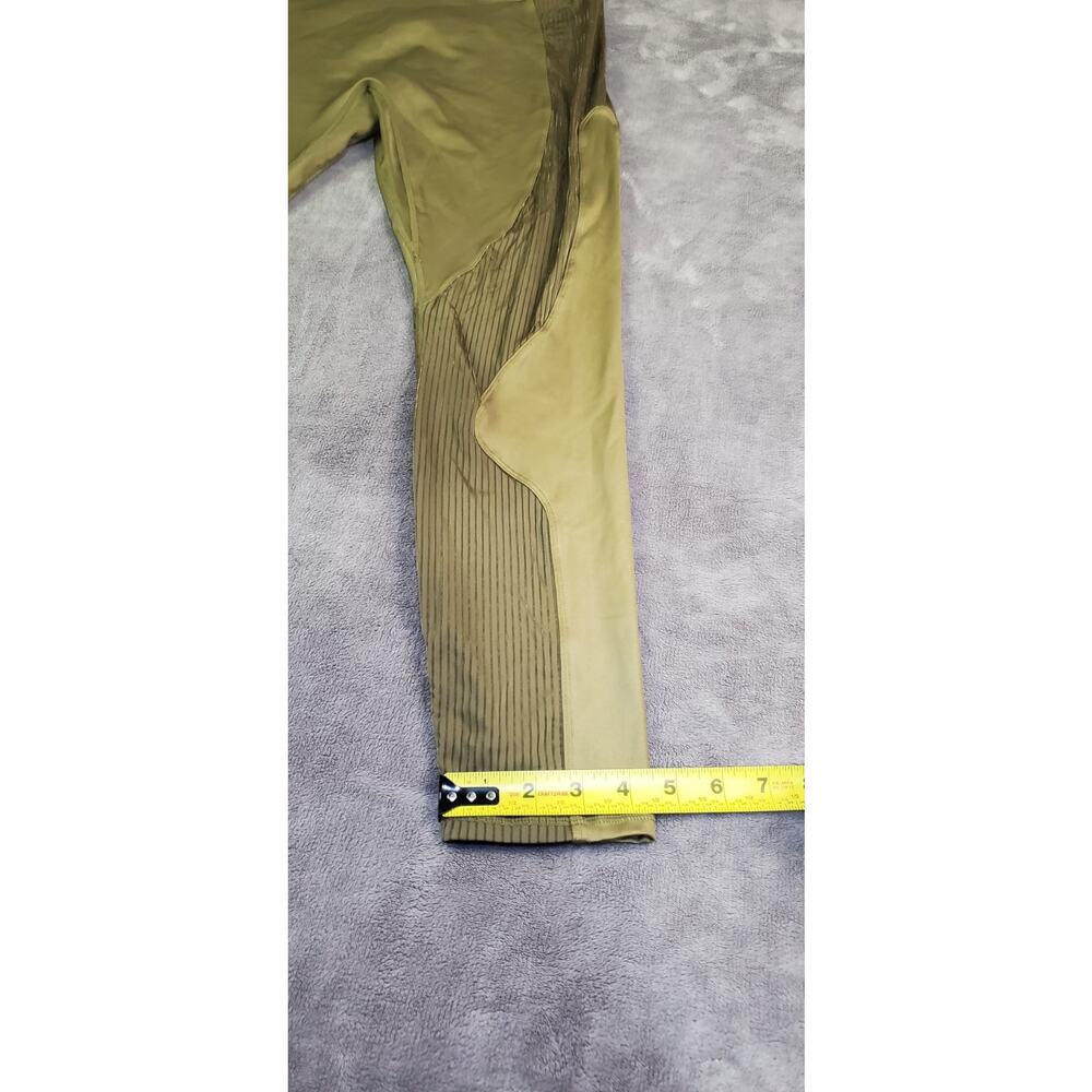 Fabletics Leggings Women’s Size XL HighWaisted Dark Moss Shine Activewear C35 - Picture 3 of 8